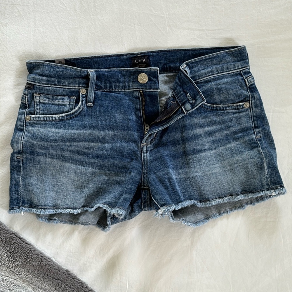 Citizens of Humanity Ava Cut Off Denim Shorts
